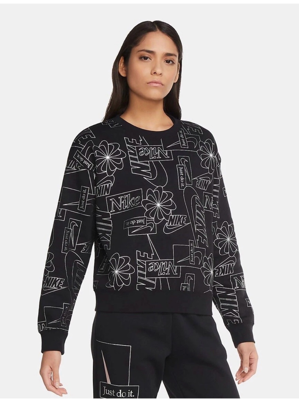 Nike Sportswear Icon Clash Fleece Crew Size Medium